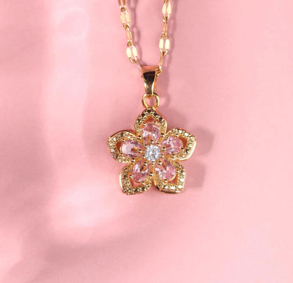 Collar Princesa Mulan + Tarjeta y Caja de Regalo