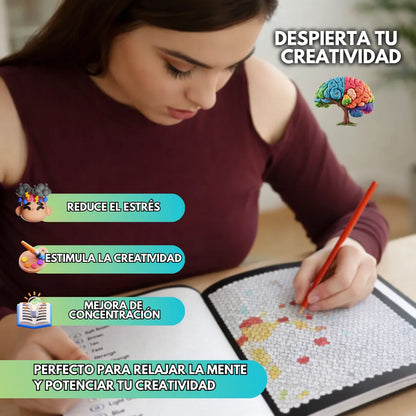 ColorQuest™ Set Creativo para Colorear (Libro + 12 Lápices) UPSELL