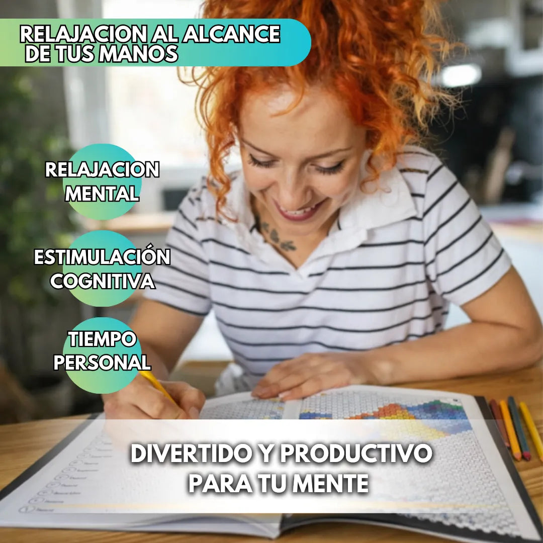 ColorQuest™ Set Creativo para Colorear (Libro + 12 Lápices) UPSELL