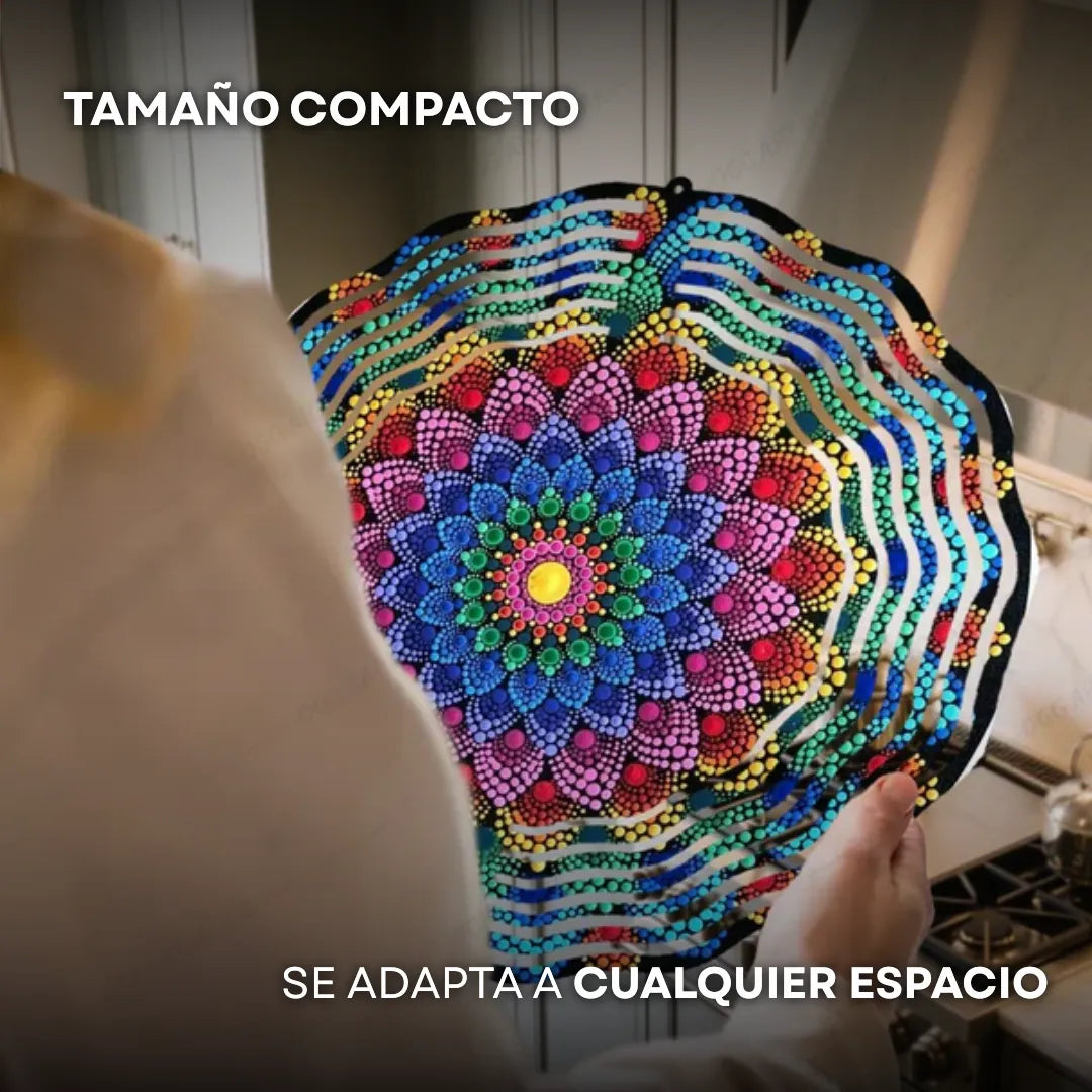 AuraSpin™ Molino de Viento Colgantes 3D