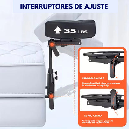 RelaxPro™ Reposa cabeza para la cama