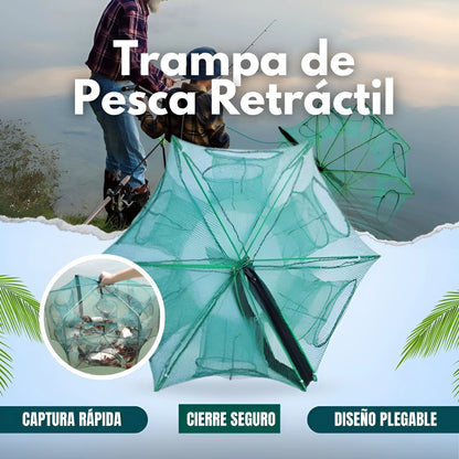 Trampa de Pesca Retráctil + REGALO incluido
